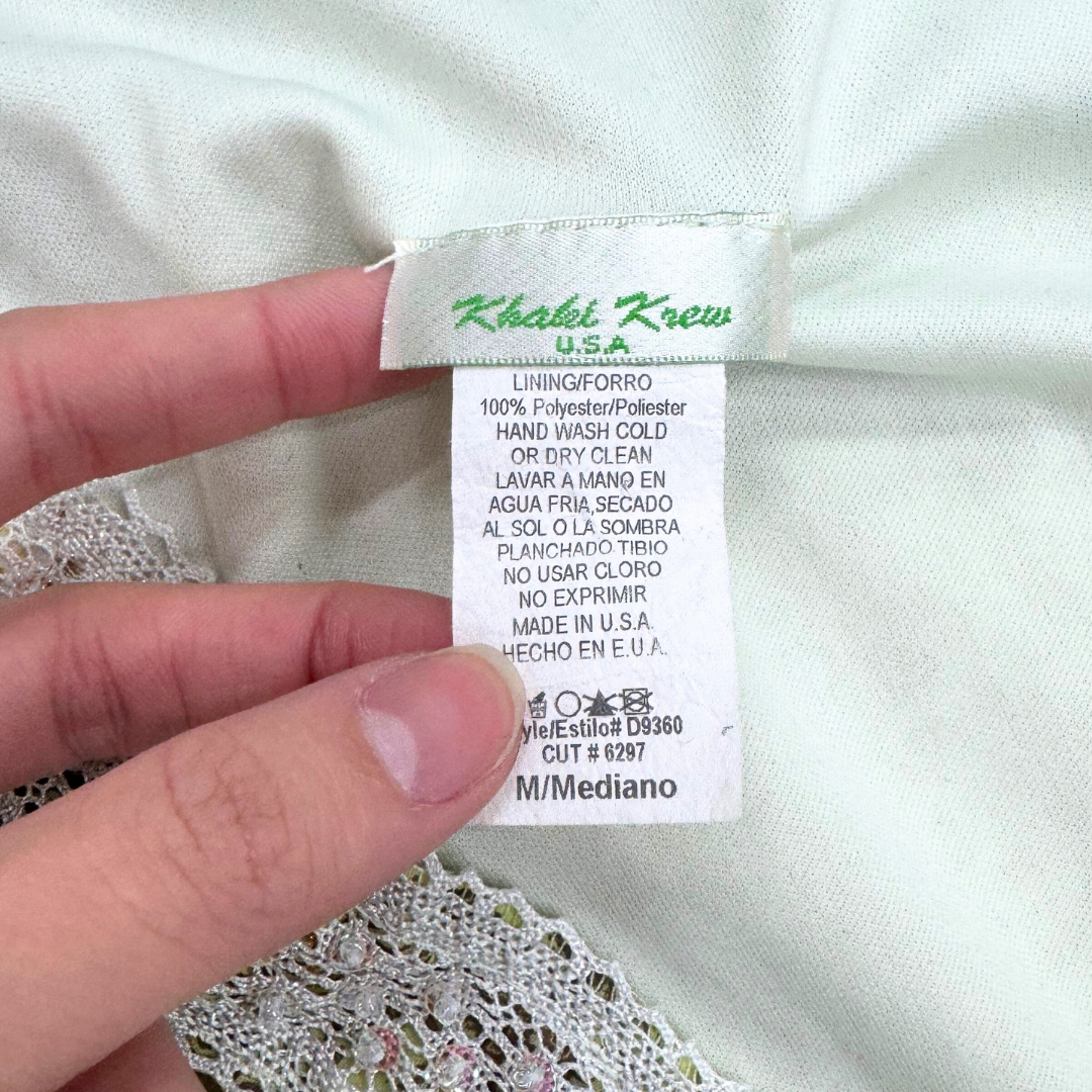 Khaki Krew Green Patchwork Midi Dress