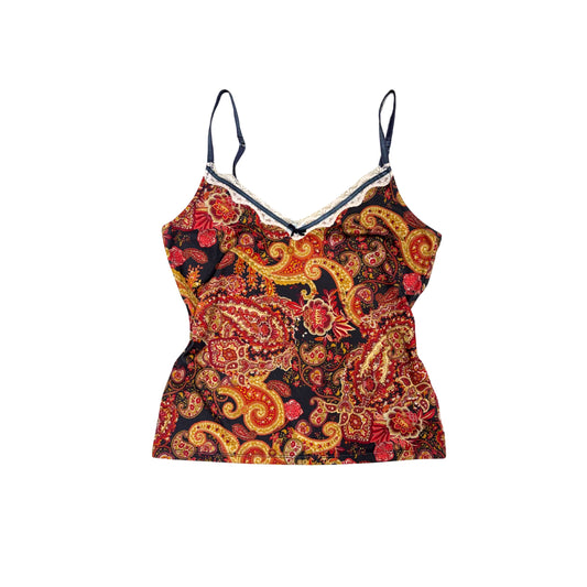 Orange Paisley Cami