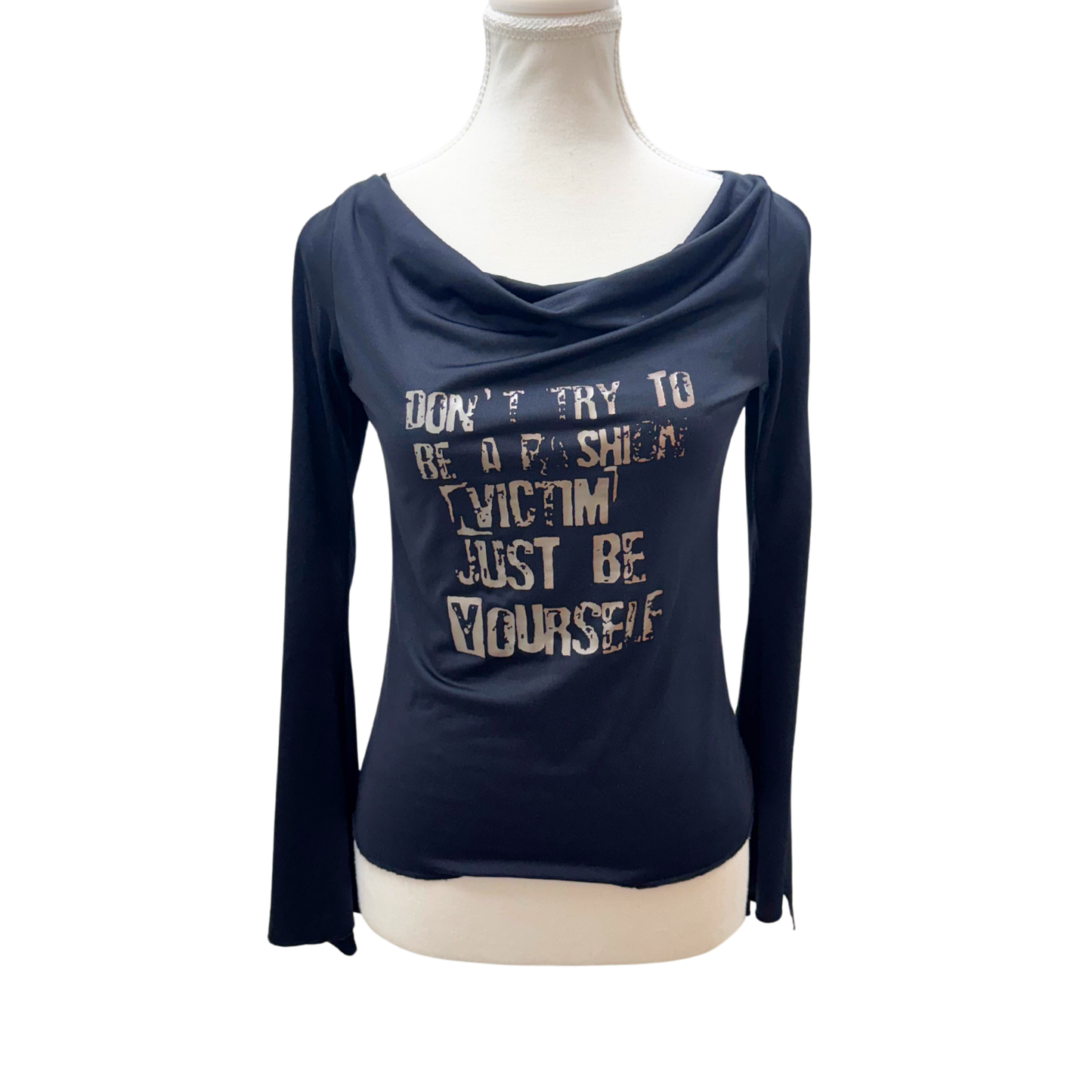 Orsay Black Off Shoulder Long Sleeve Top