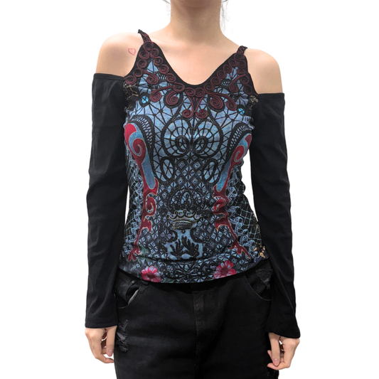 Save The Queen Black Long Sleeve