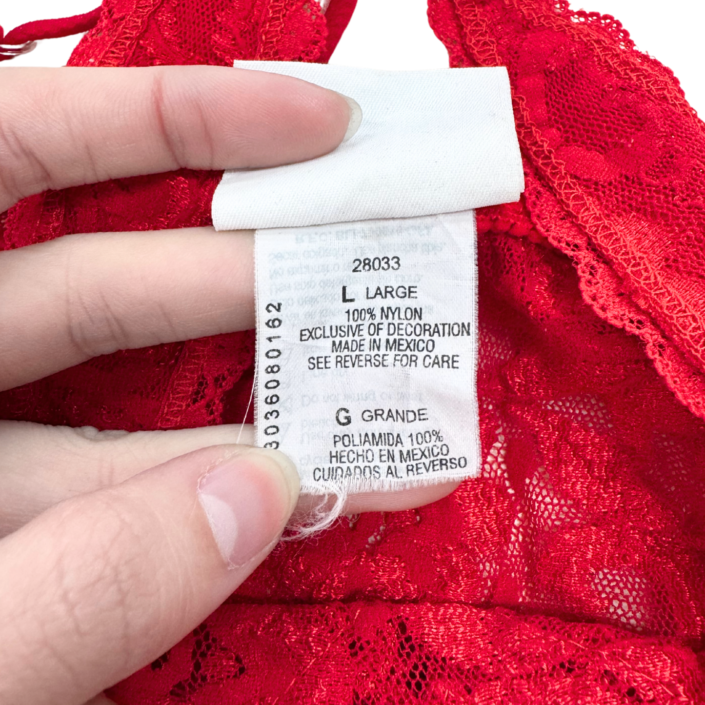 Secret Treasures Red Lace Cami