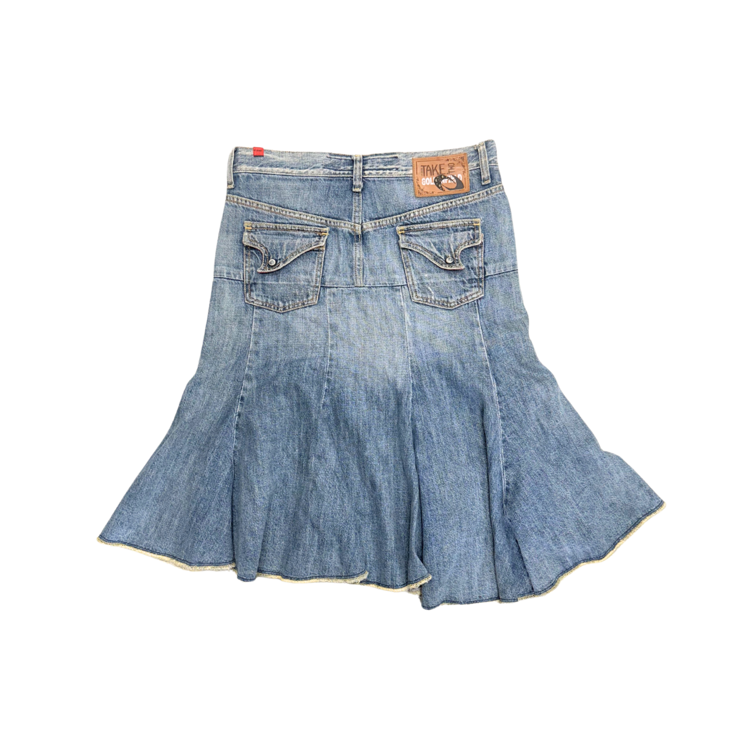Take Two Denim Midi Skirt
