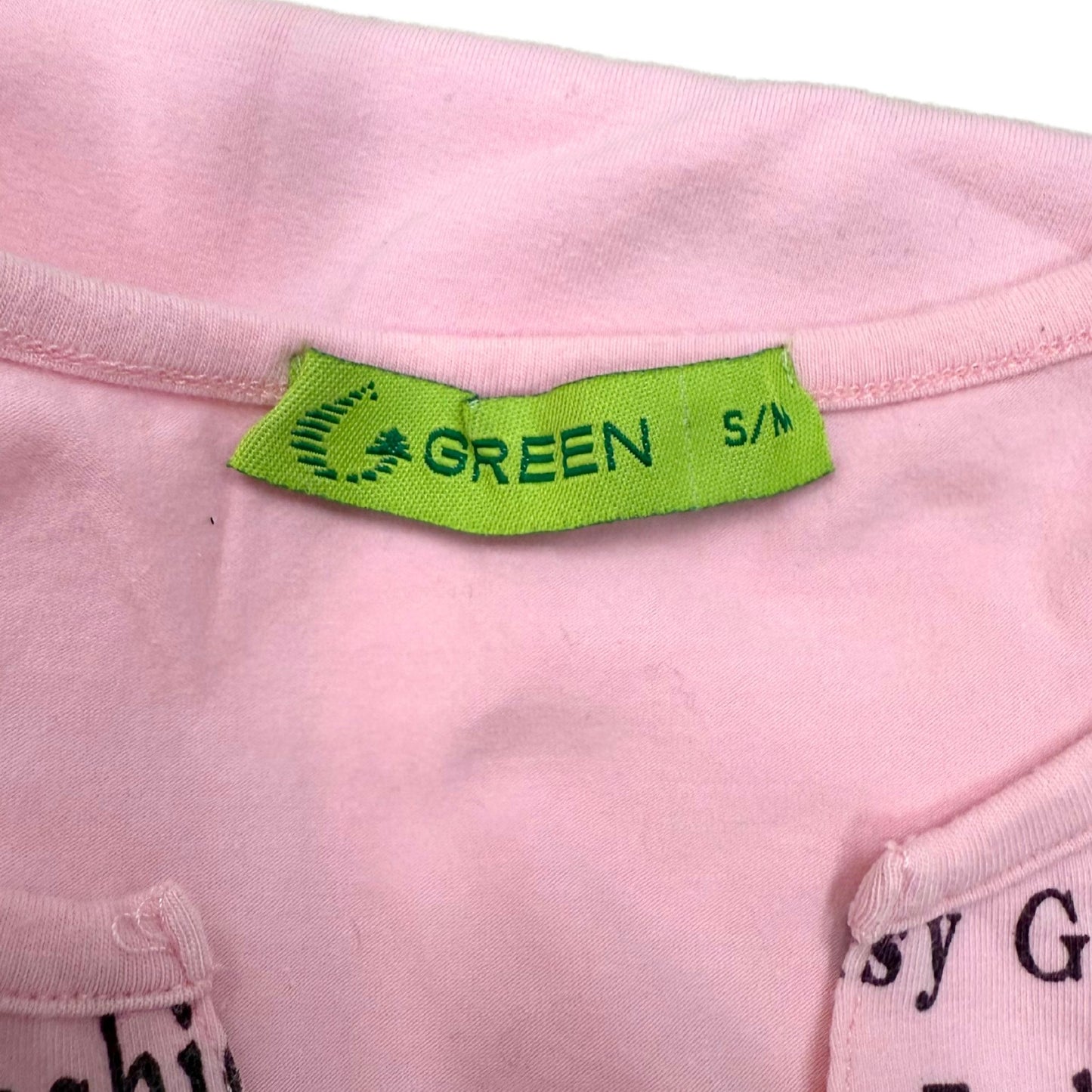 Green Pink Dienm Bautey Graphic T-Shirt