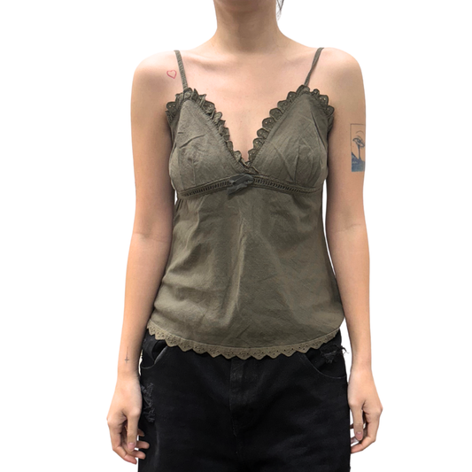 Olive Green Cami Top