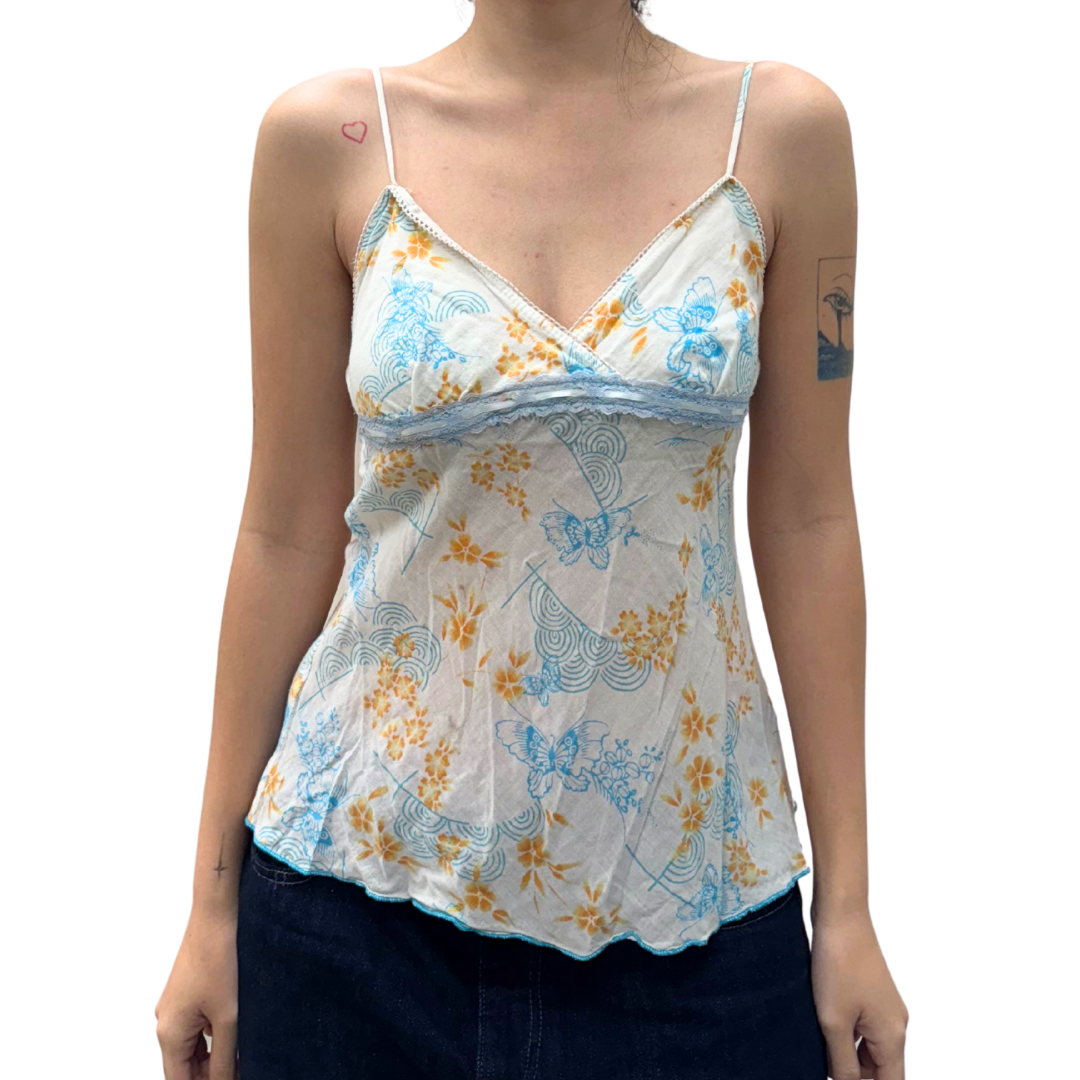 Top 10 White Floral Cami
