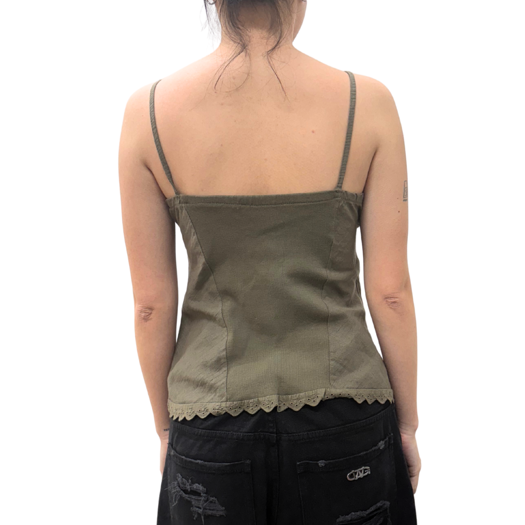 Olive Green Cami Top