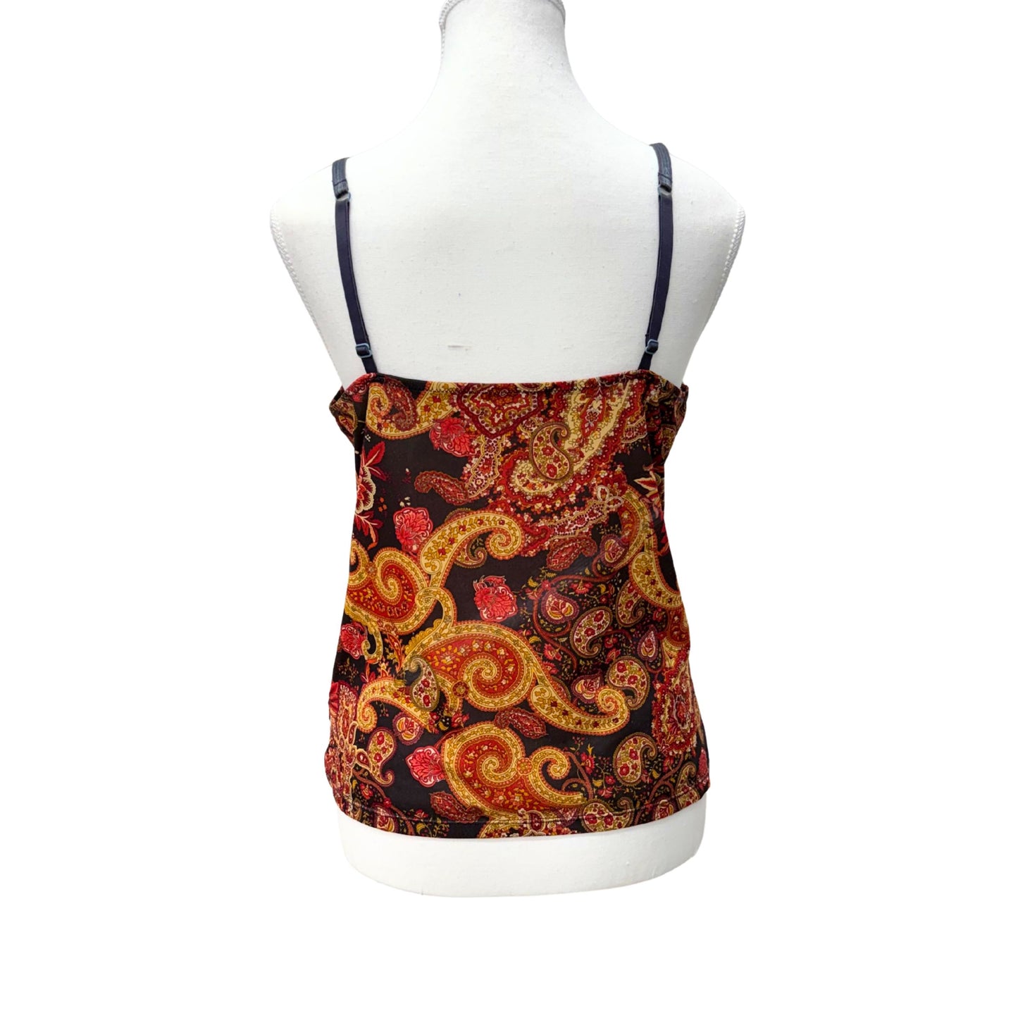 Orange Paisley Cami