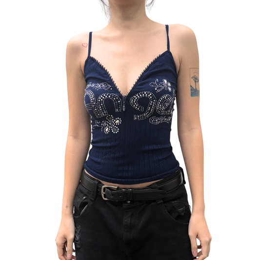 Blue Angel Bedazzled Tank Top