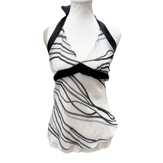 Jump White Halter Top