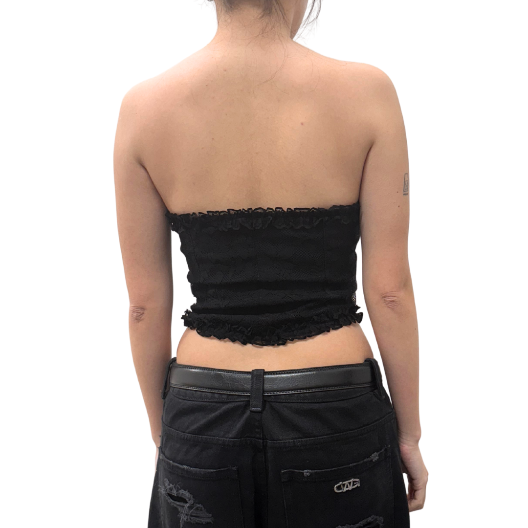 Black Lace Italian Corset