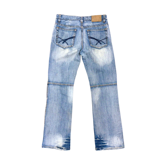Fishbone Boot Cut Jeans