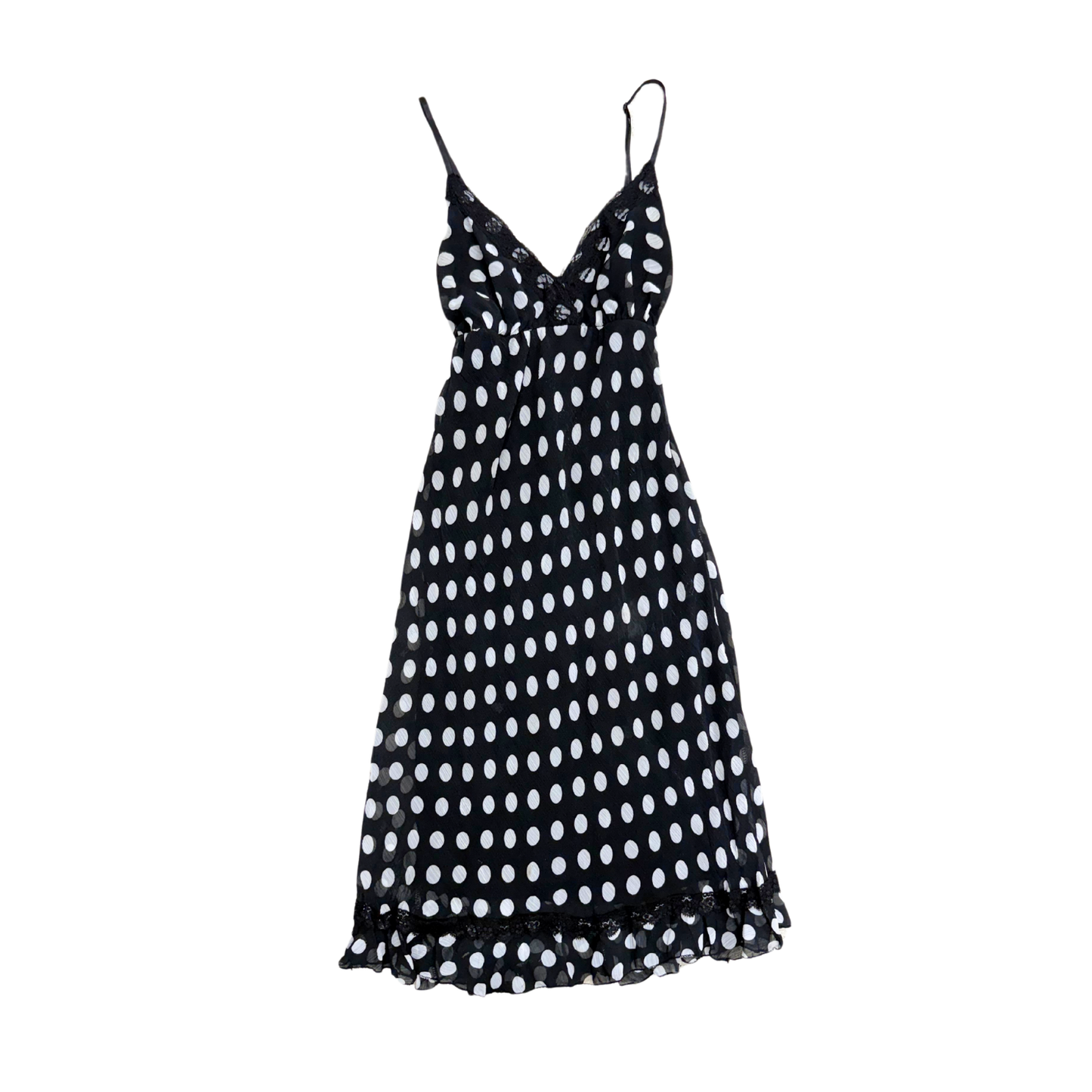 Monella Vagabonda Polka Dot Midi Dress
