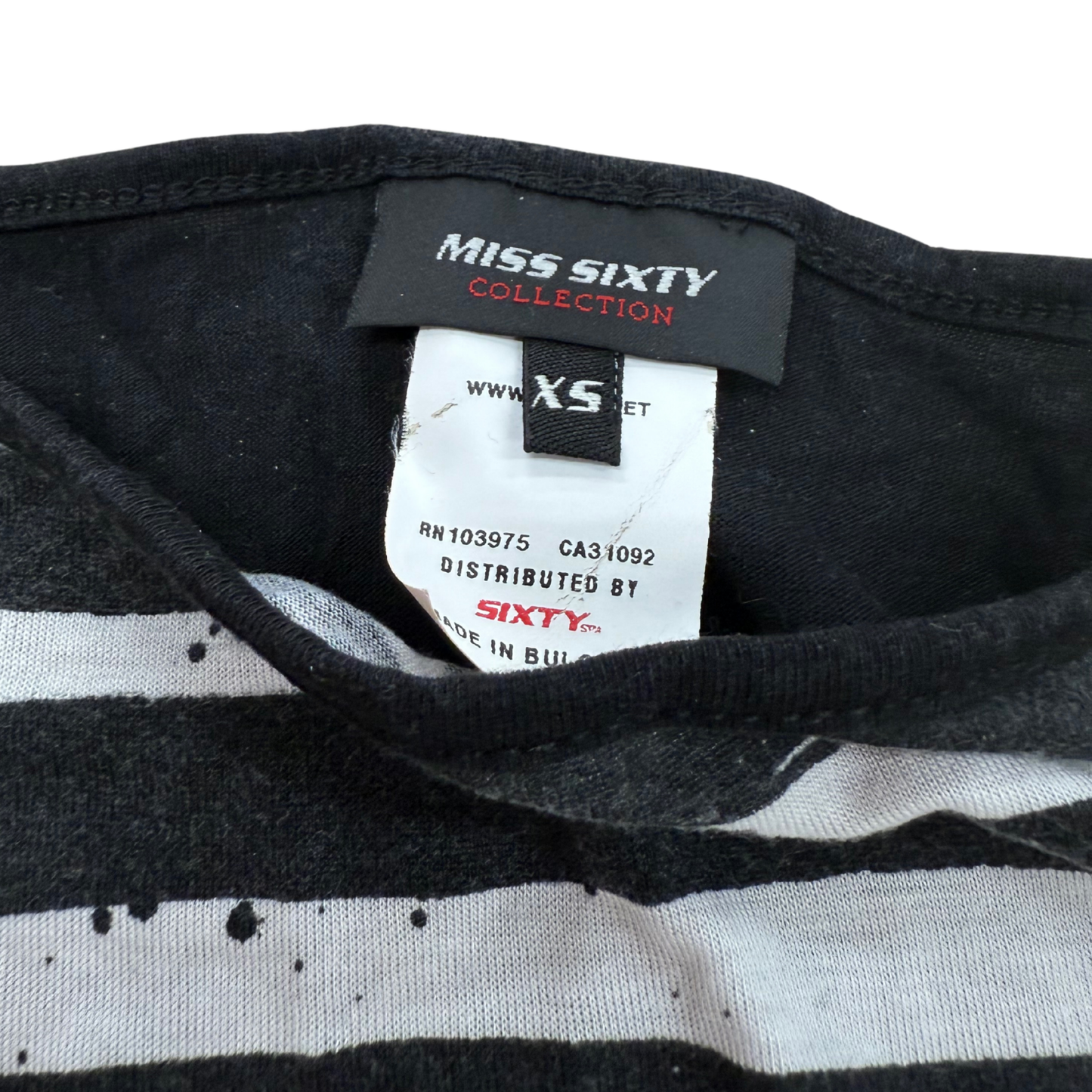 Miss Sixty Striped Tank Top