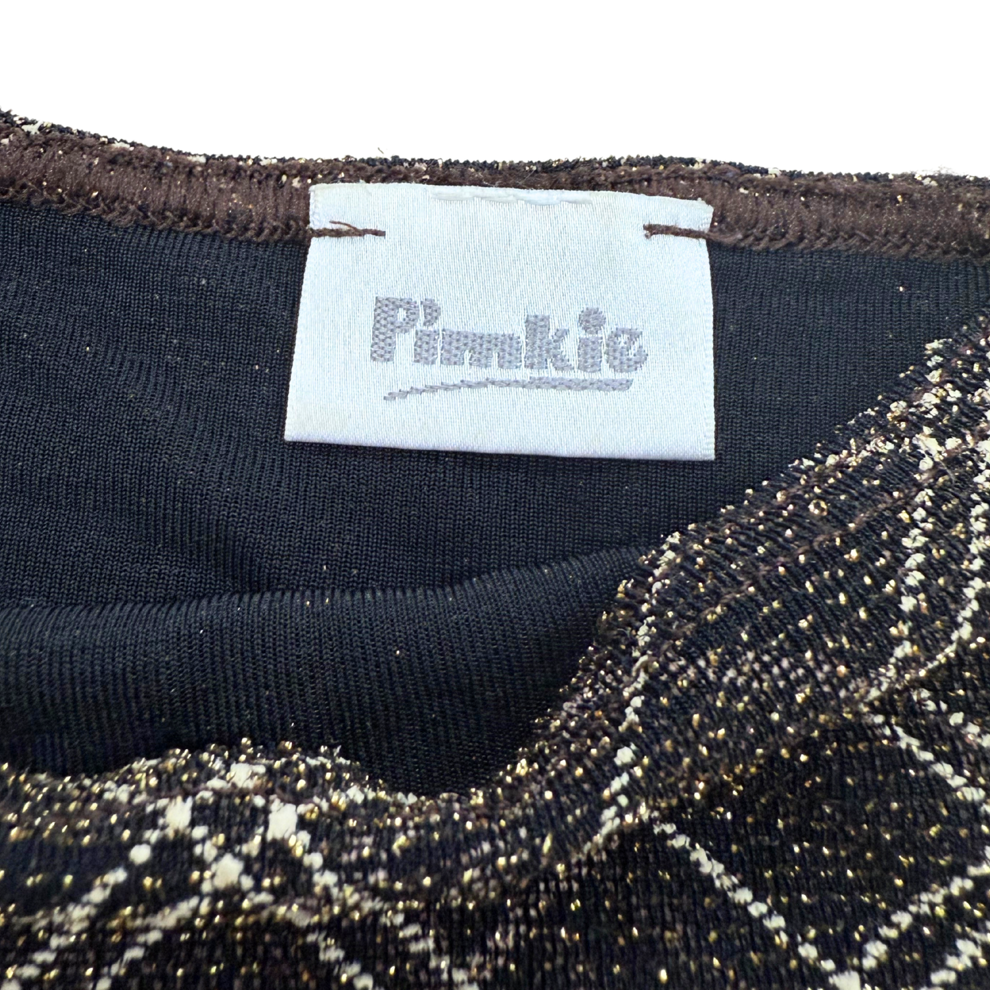 Pimkie Brown Sparkly Tank Top