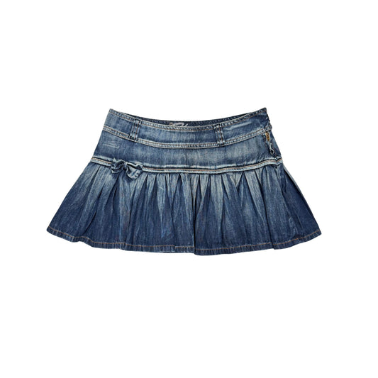 Hyper Denim Mini Skirt