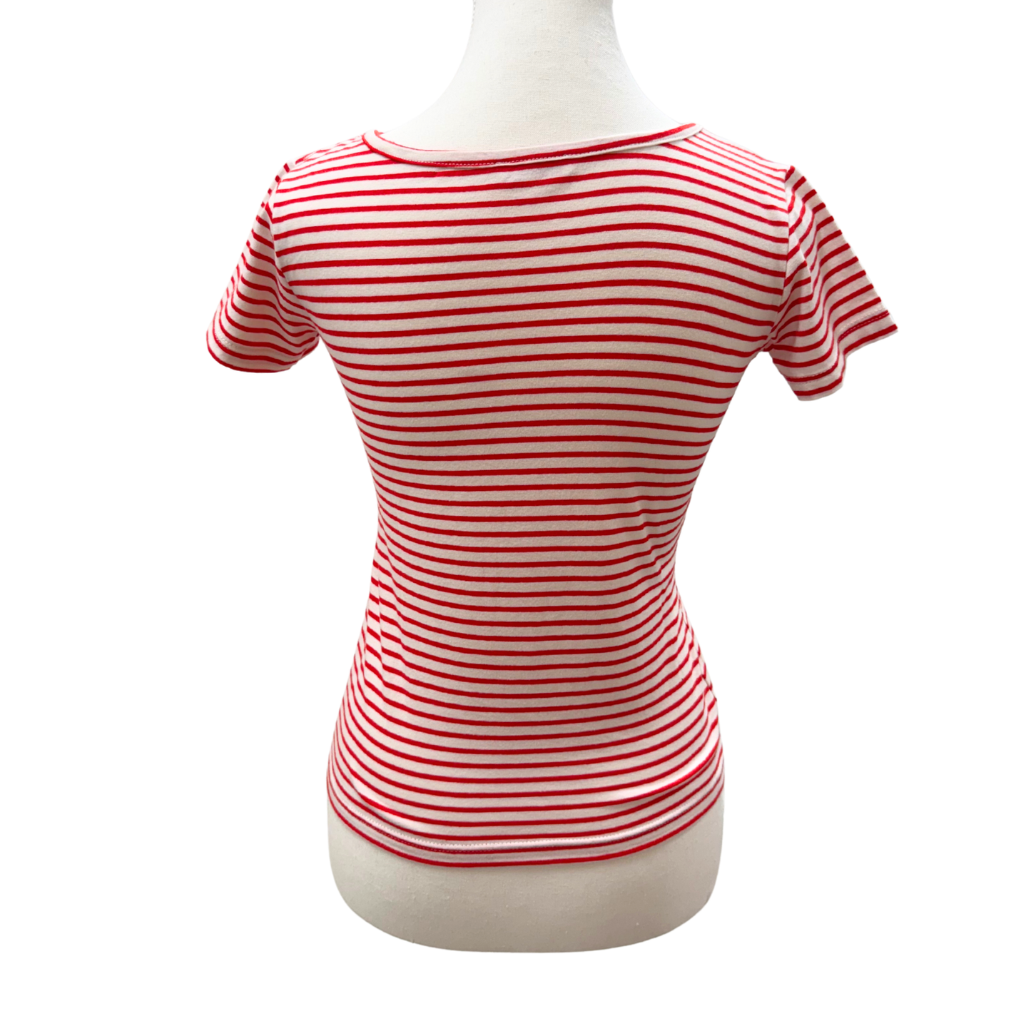 KI.ENY Red Striped Sailor Graphic Tee