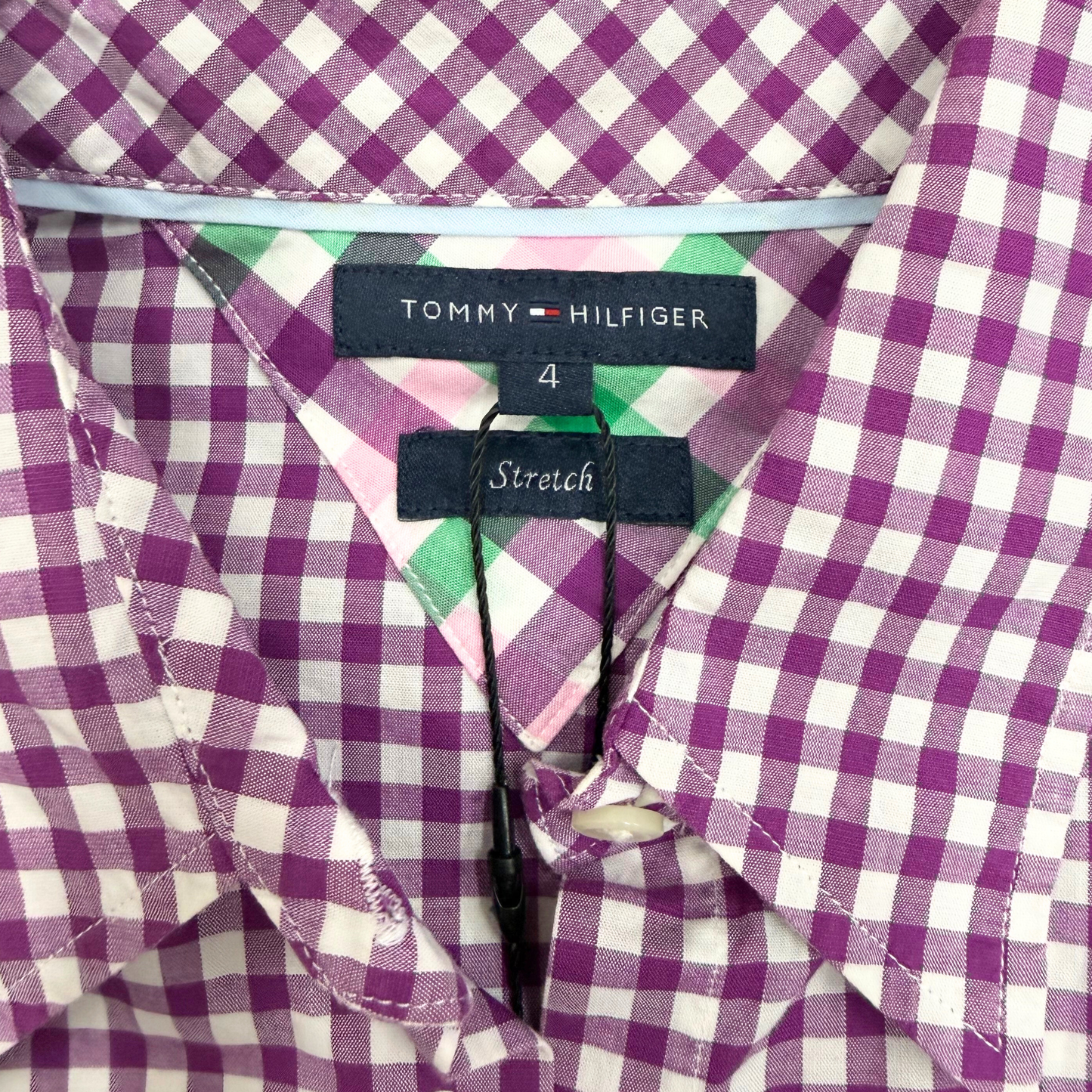 Tommy Hilfiger Purple Plaid Shirt
