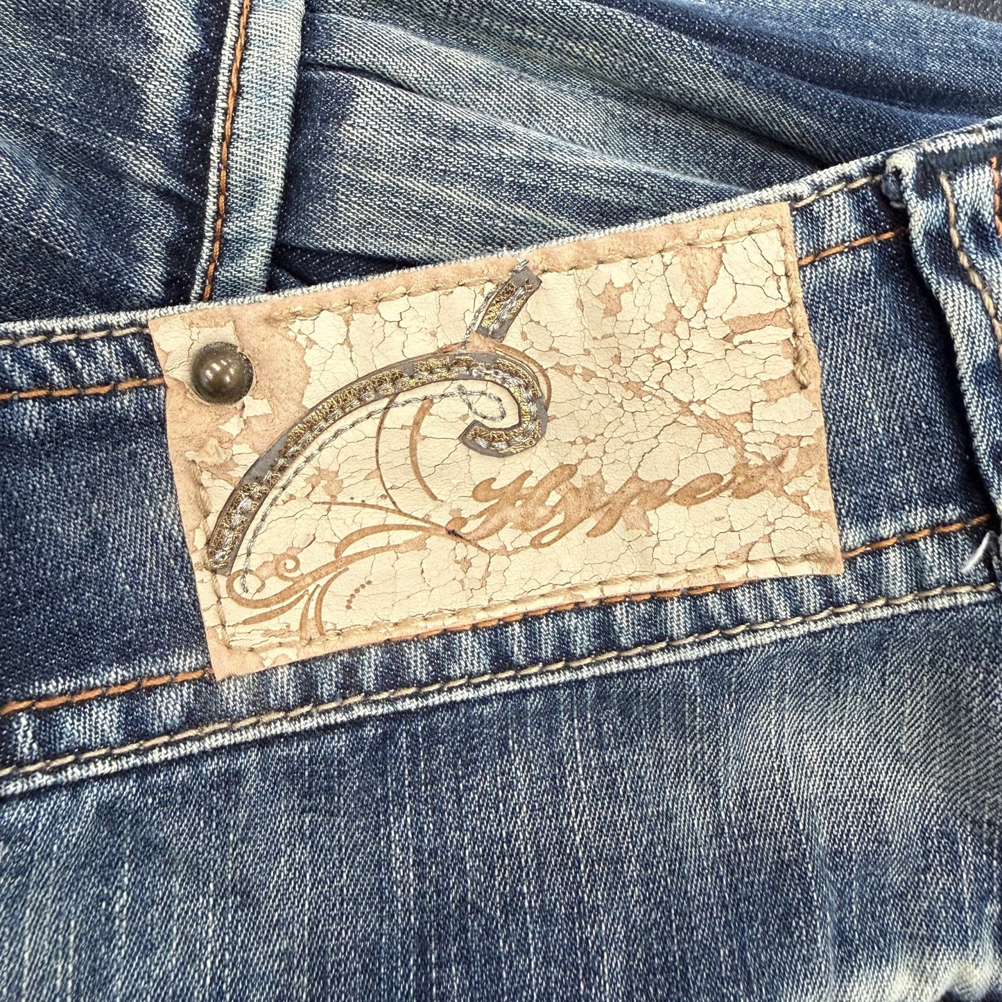 Hyper Denim Mini Skirt