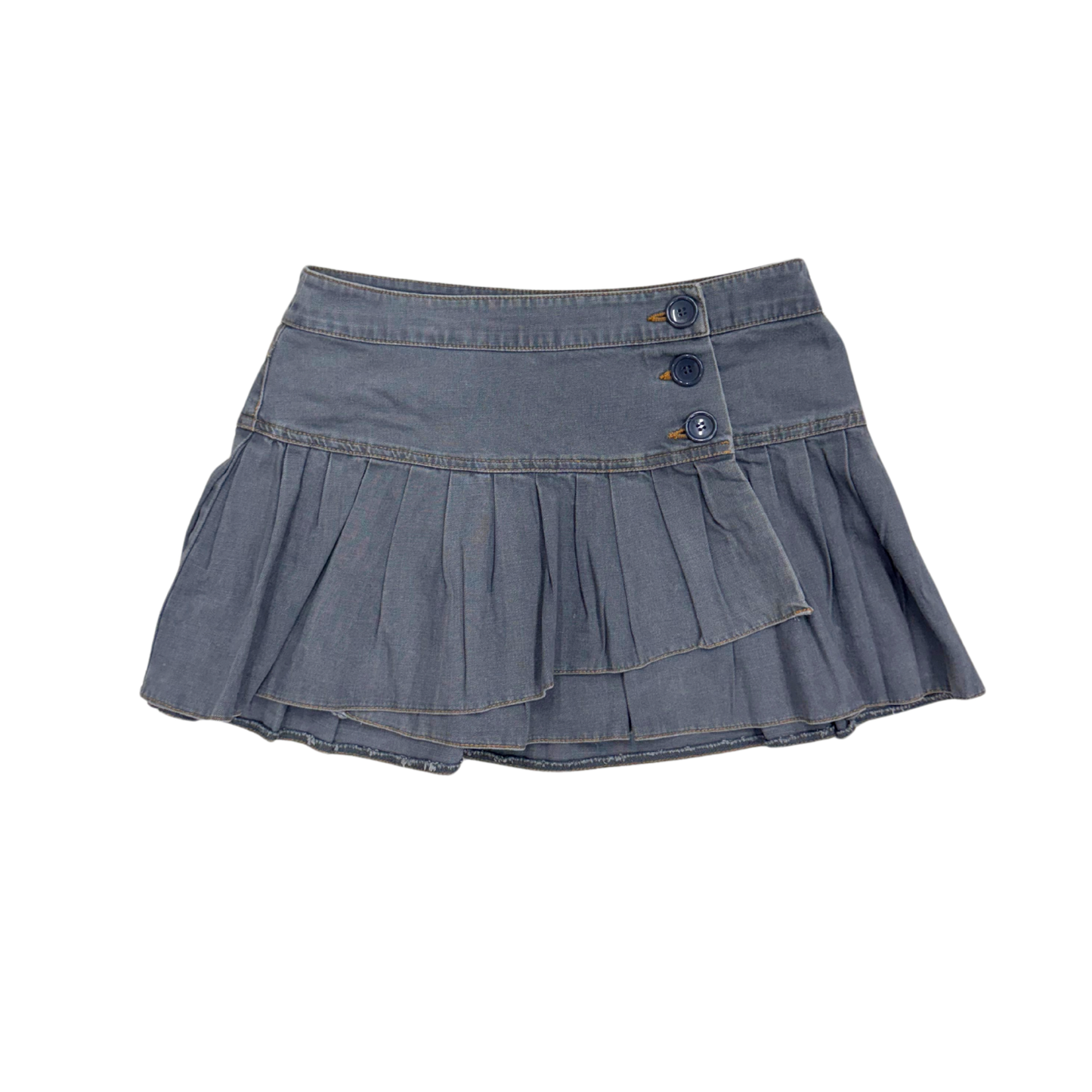 BAY Gray Pleated Mini Skirt