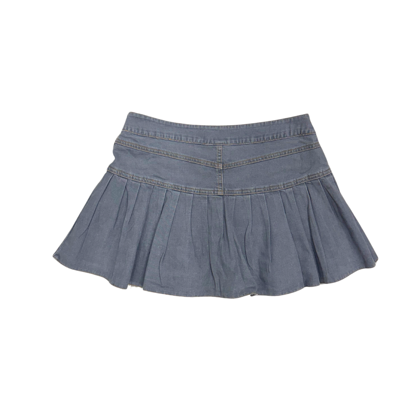 BAY Gray Pleated Mini Skirt