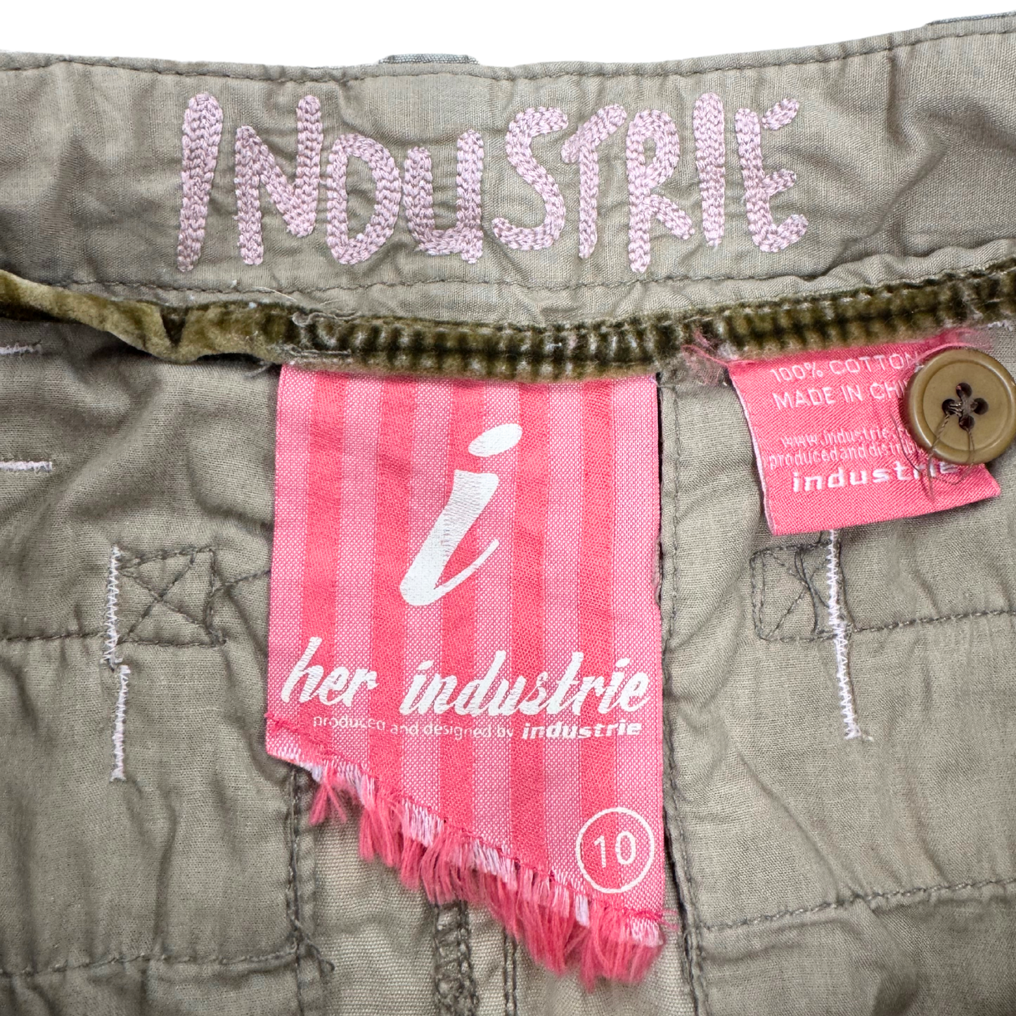 Industrie Camo Mini Skirt