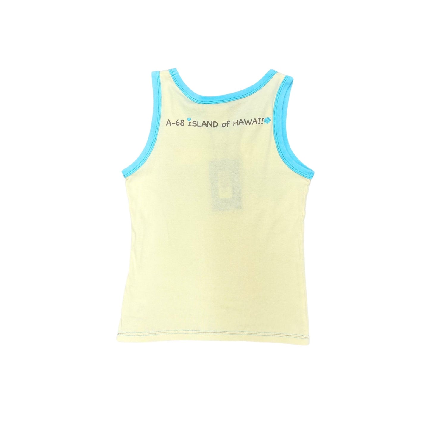 Daisy Lovers Aloha Yellow Tank Top