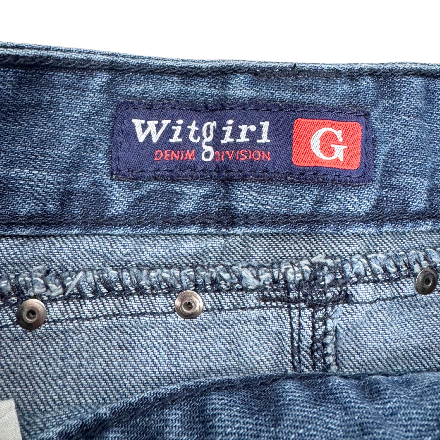 Wit Girl Denim Pleated Mini Skirt