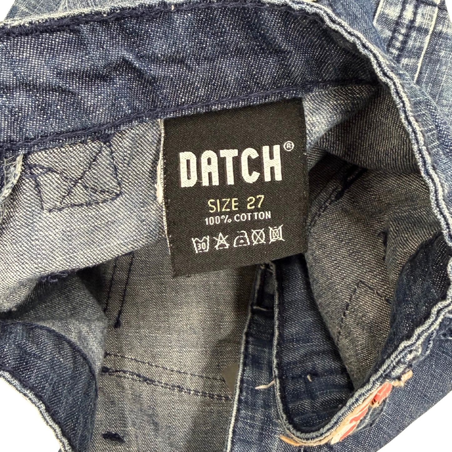 Datch Embroidered Denim Capri