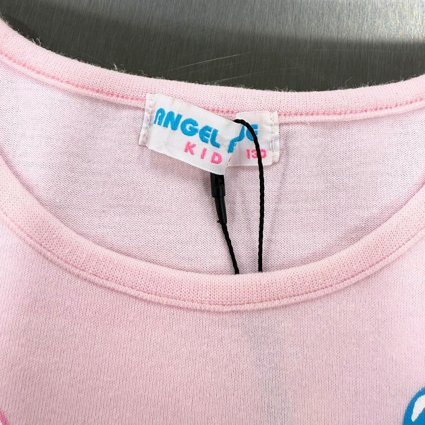 Angel Blue Pink Heart Baby Tee