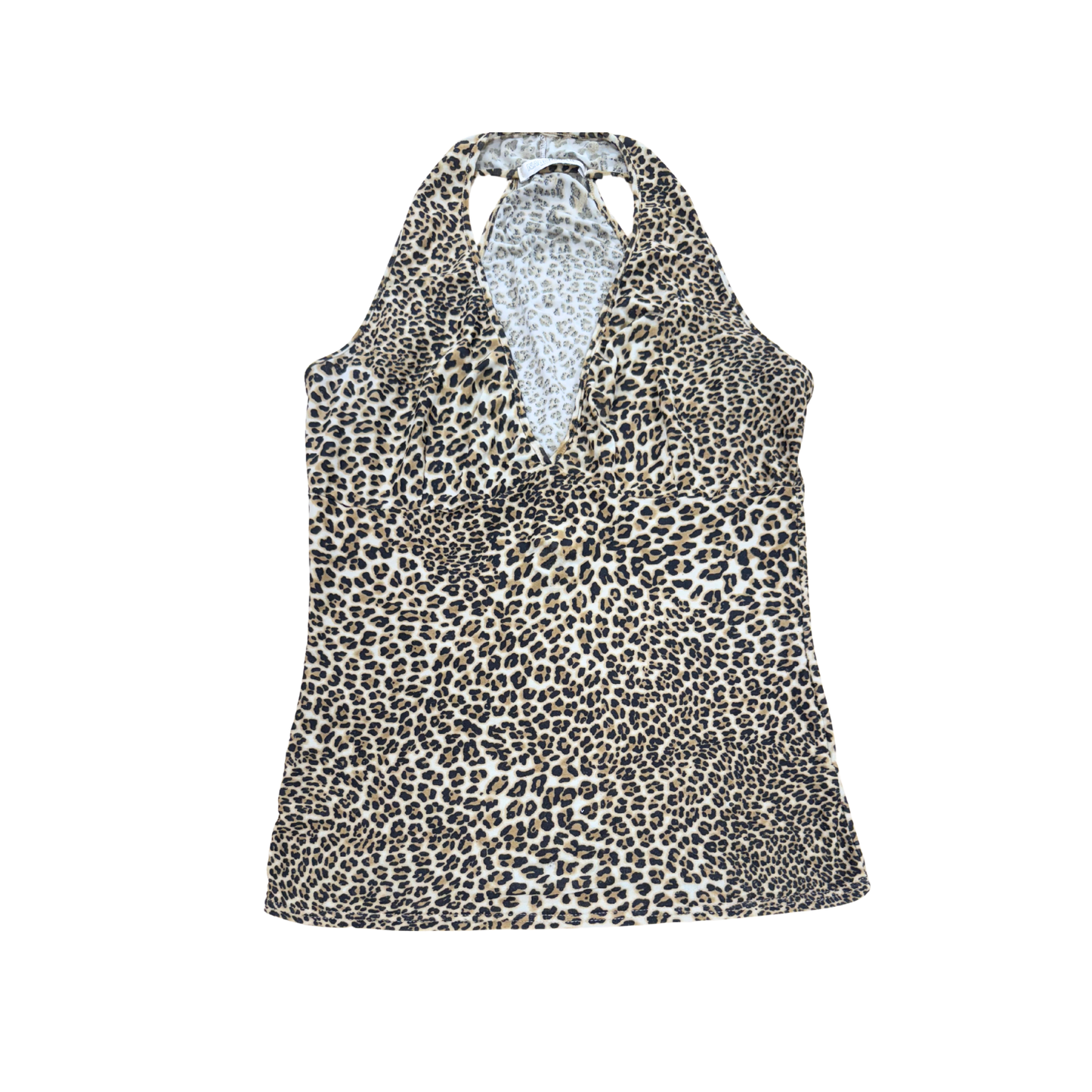 Nara Maglie Leopard Print Halter Top