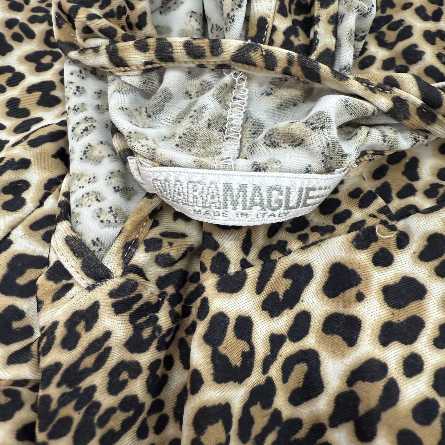 Nara Maglie Leopard Print Halter Top