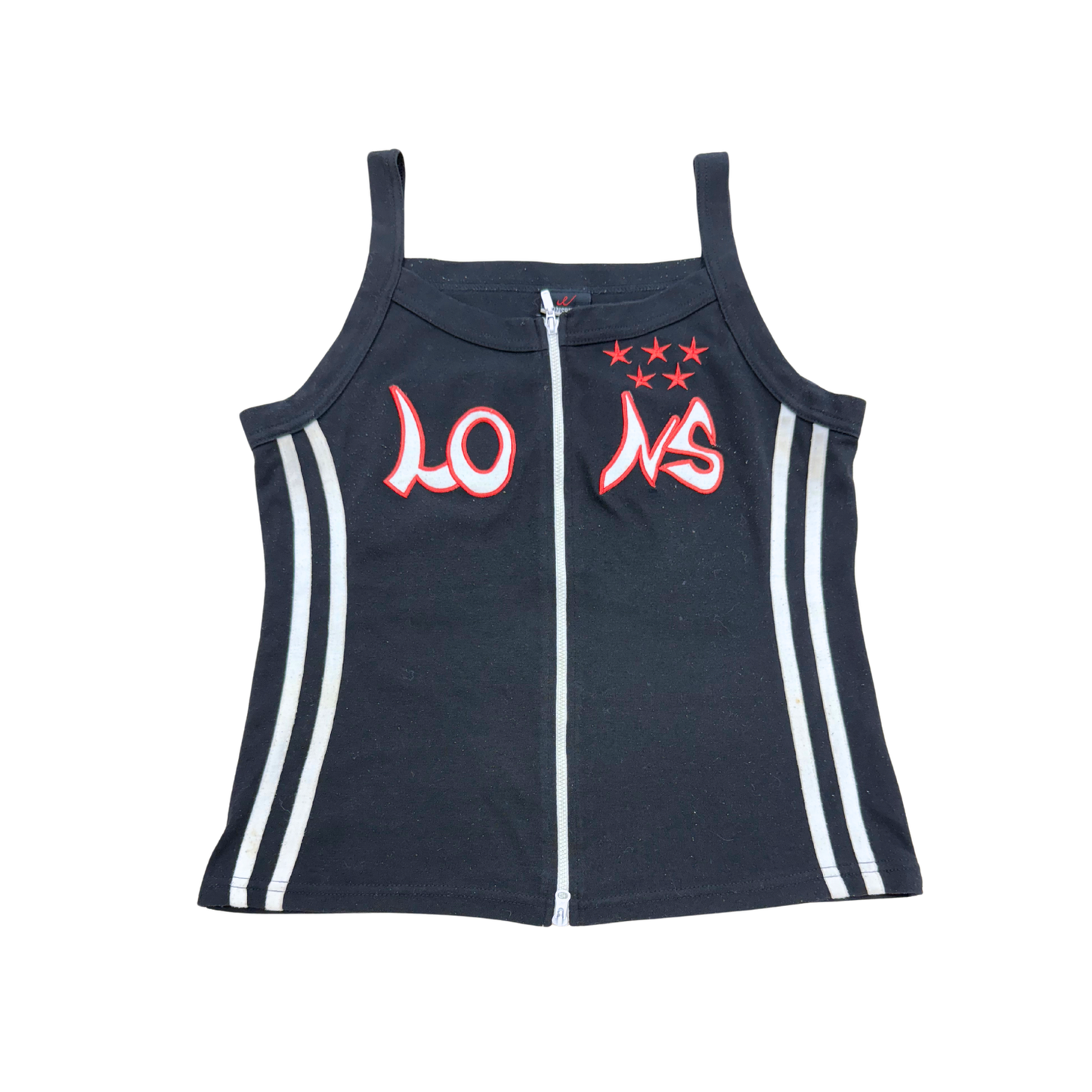 Lonsriver Black Zip Up Tank Top
