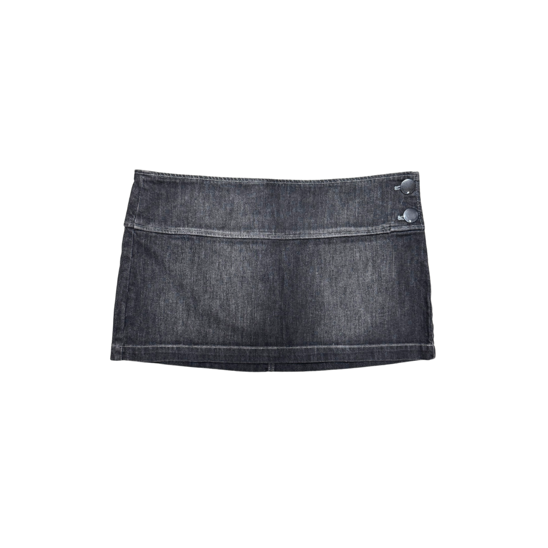 DKNY Jeans Black Denim Mini Skirt