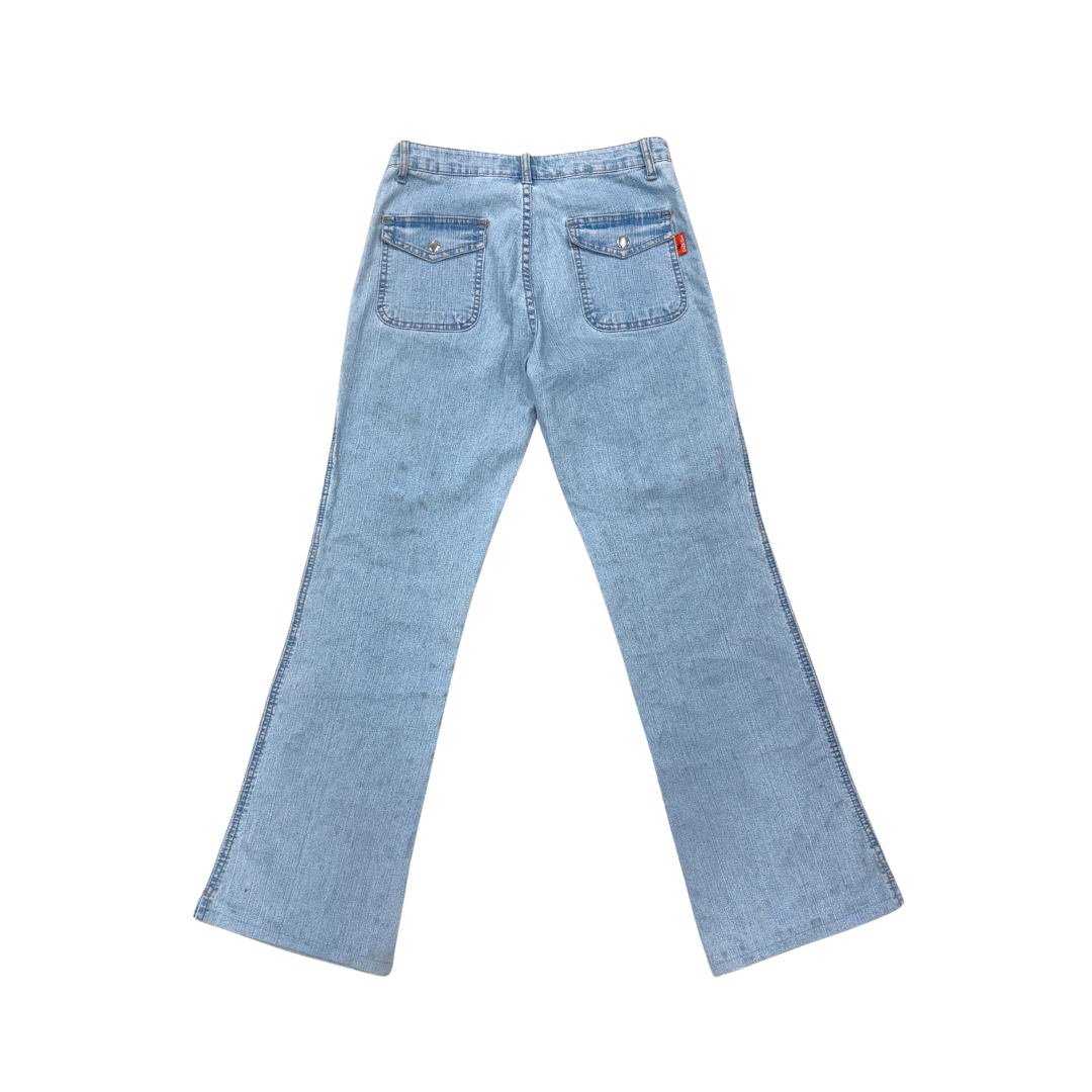 Ge Zhi Dun Denim Cargo Jeans