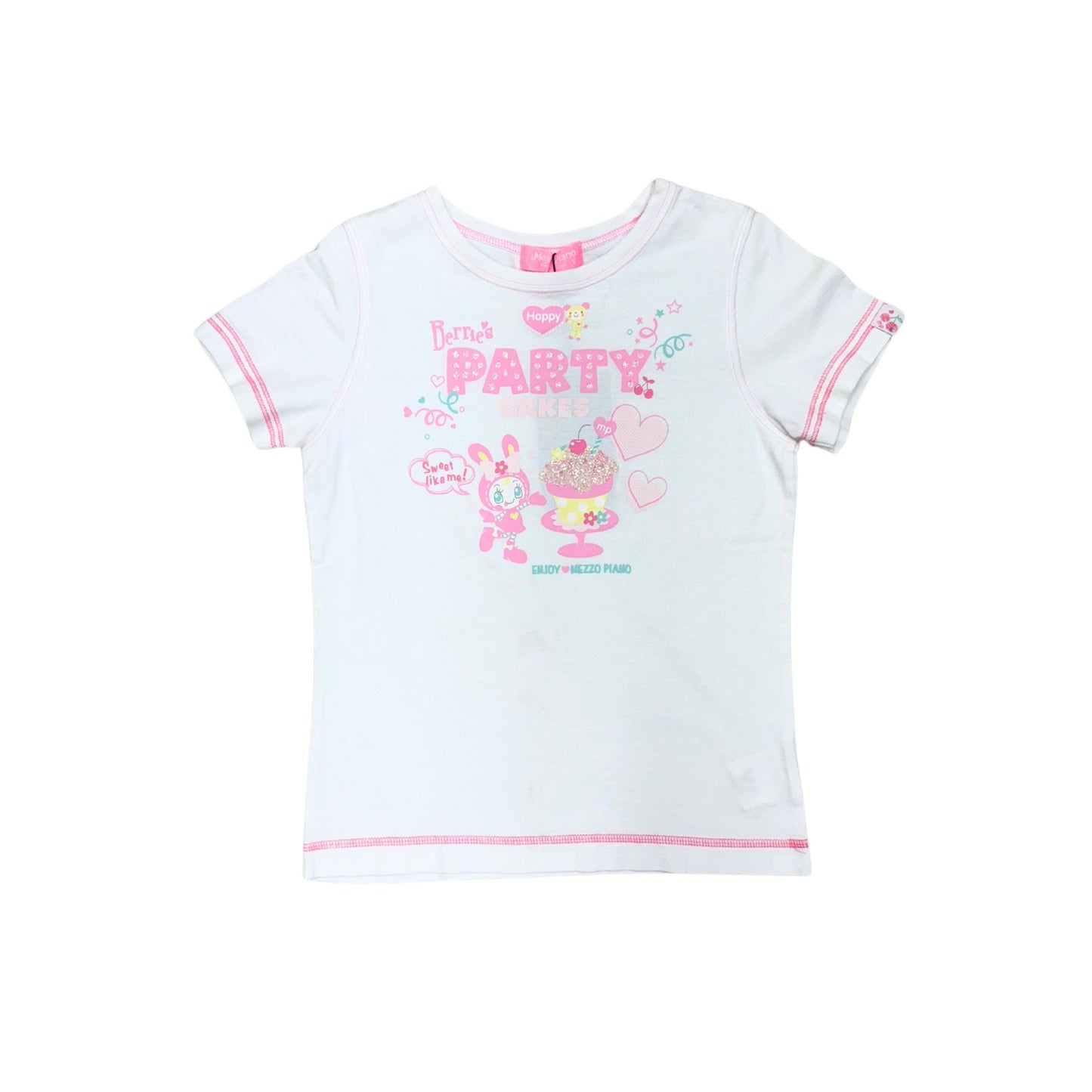 Mezzo Piano White Party Cakes Baby Tee