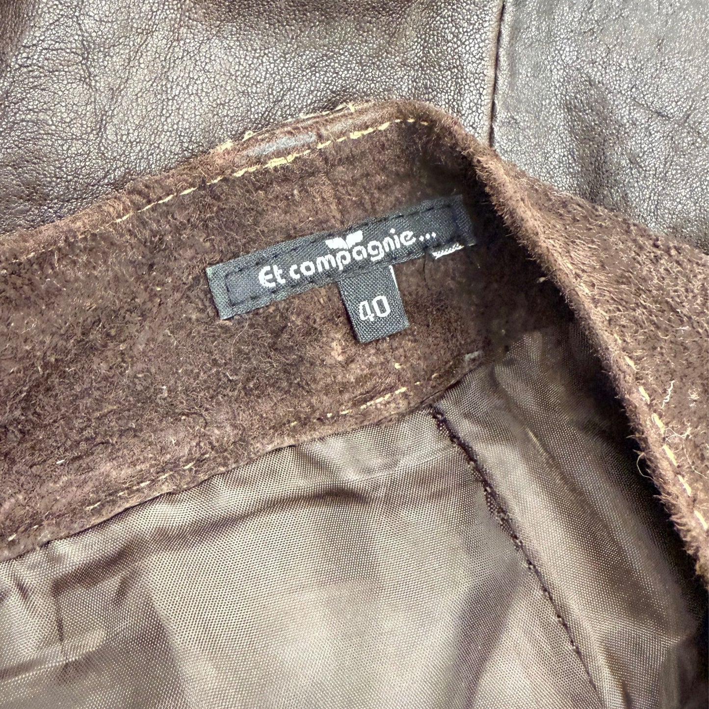 Et Compagnie Brown Leather Capri