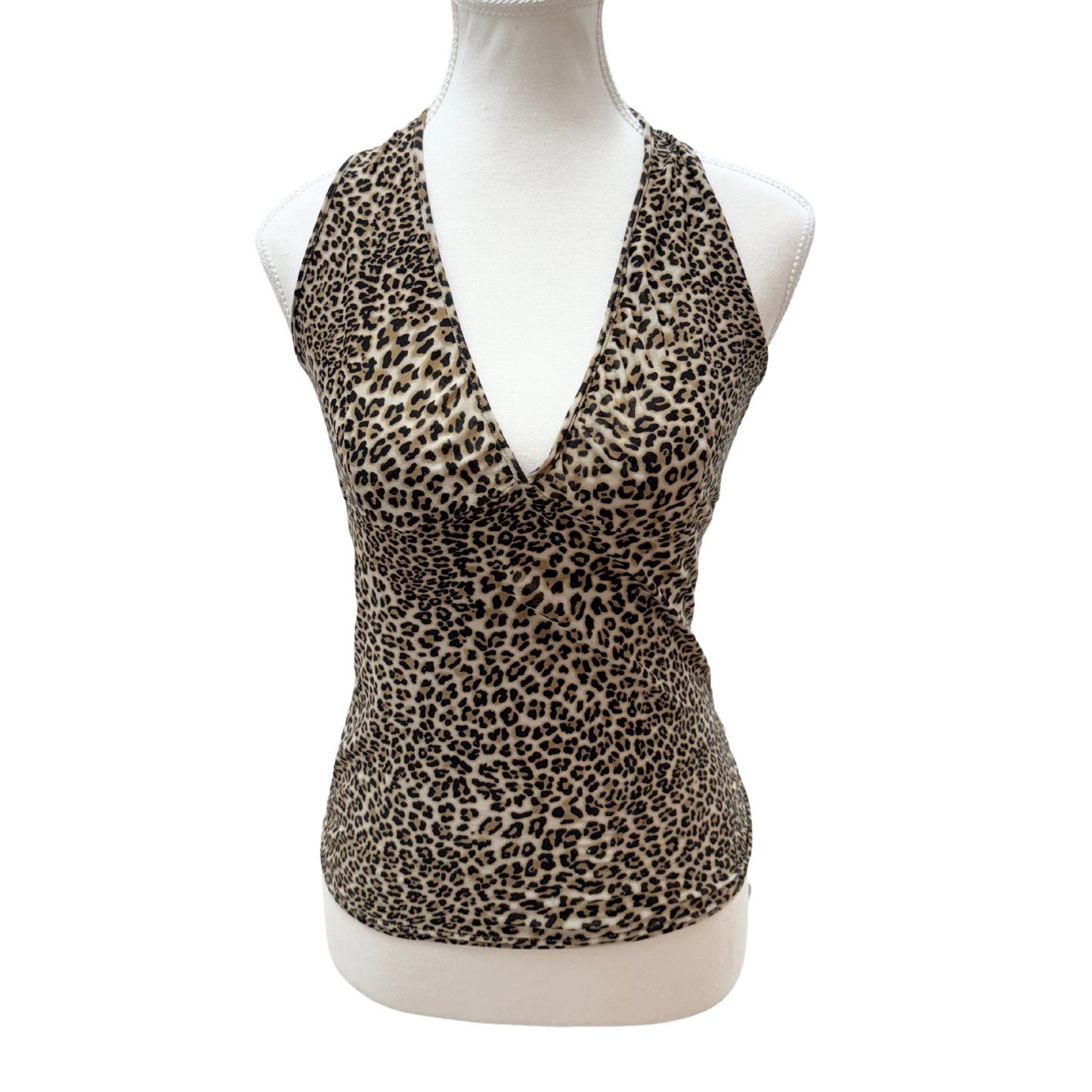Nara Maglie Leopard Print Halter Top
