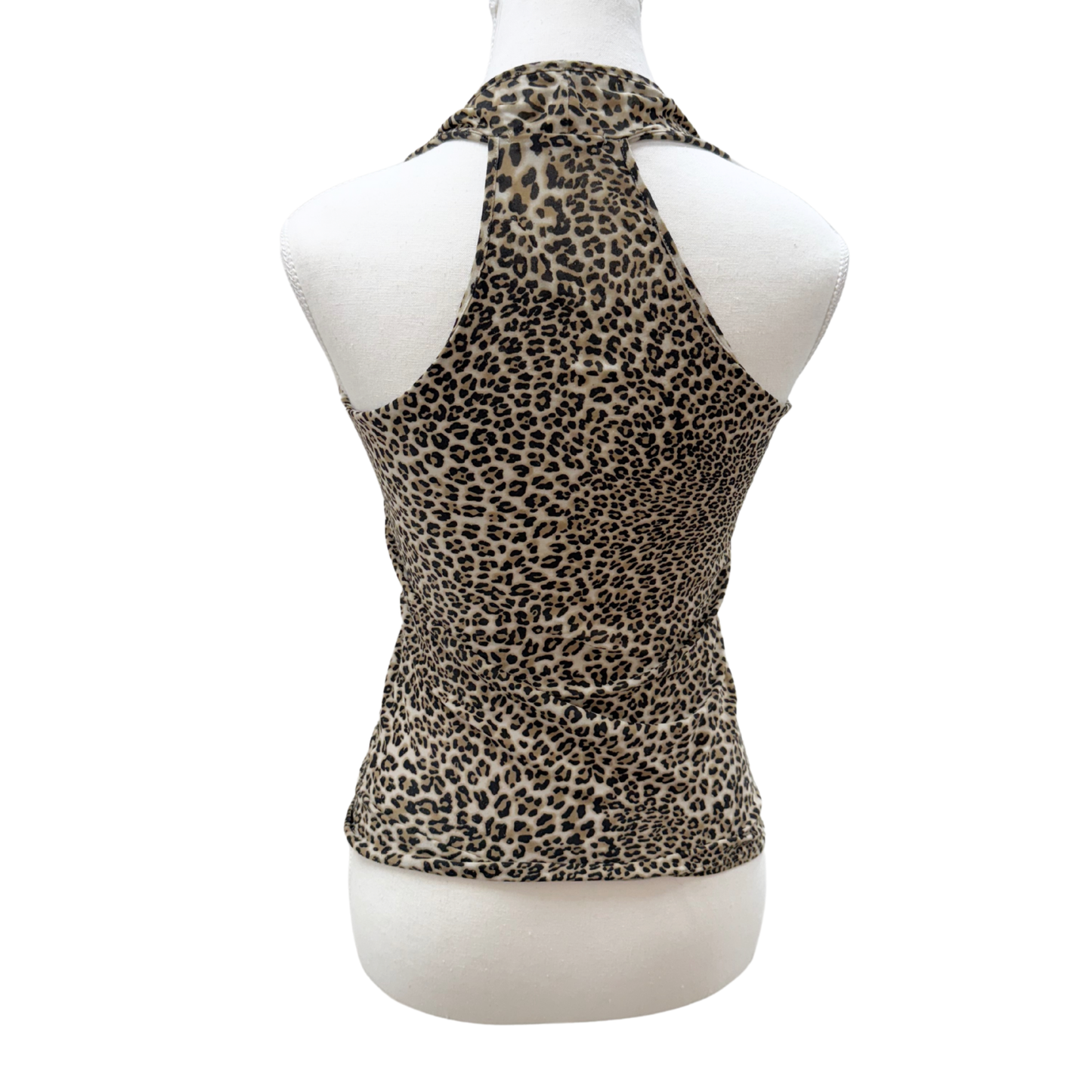 Nara Maglie Leopard Print Halter Top