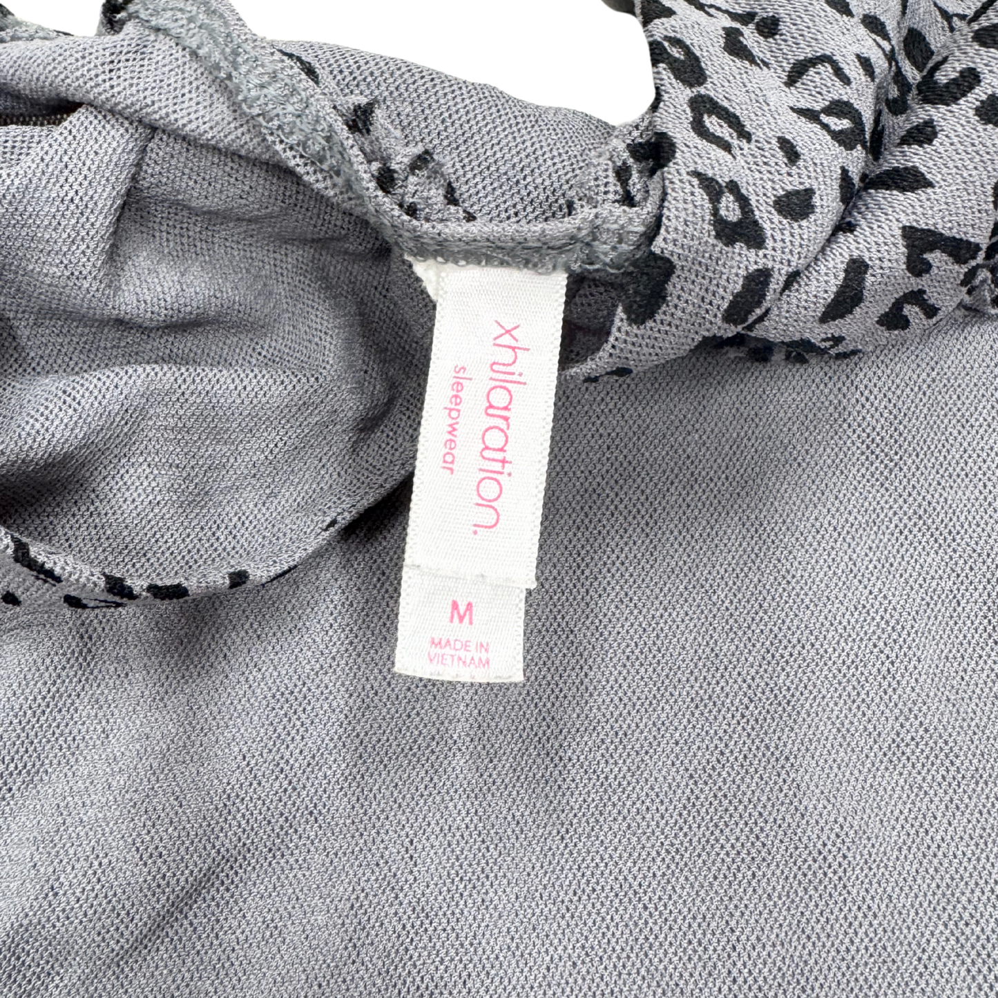 Xhilaration Gray Leopard Print Slip