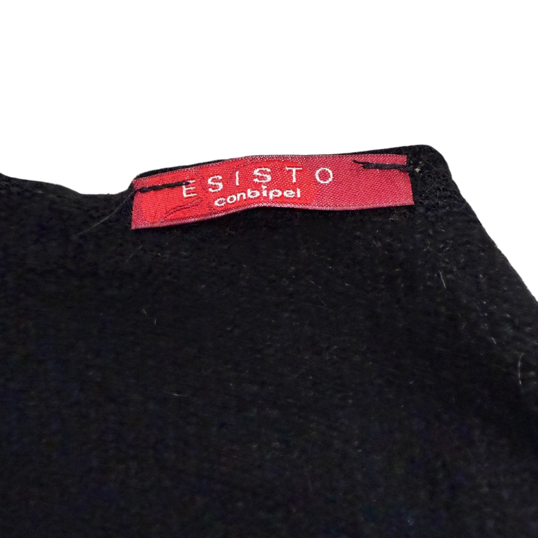 Esisto Black Lace Knitted Cami