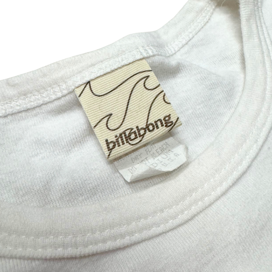Billabong White Graphic Tee