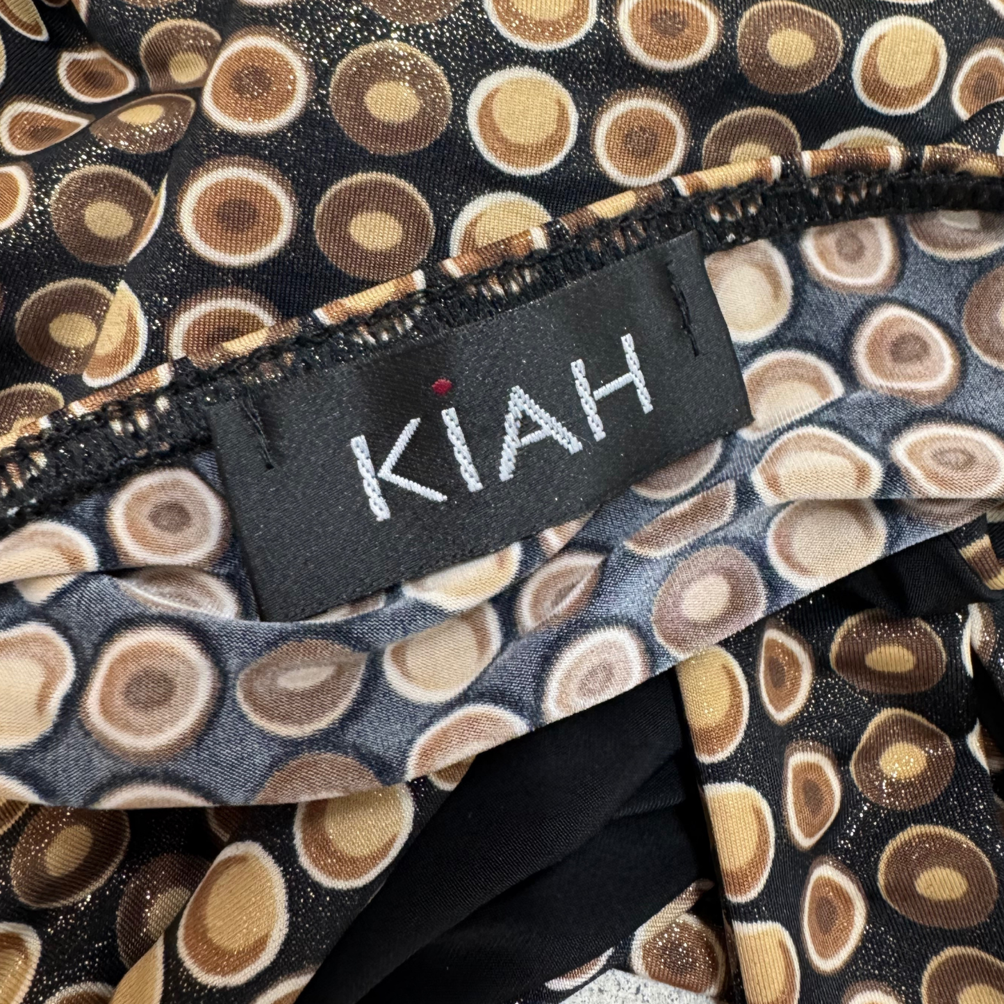 Kiah Brown Satin Halter Top