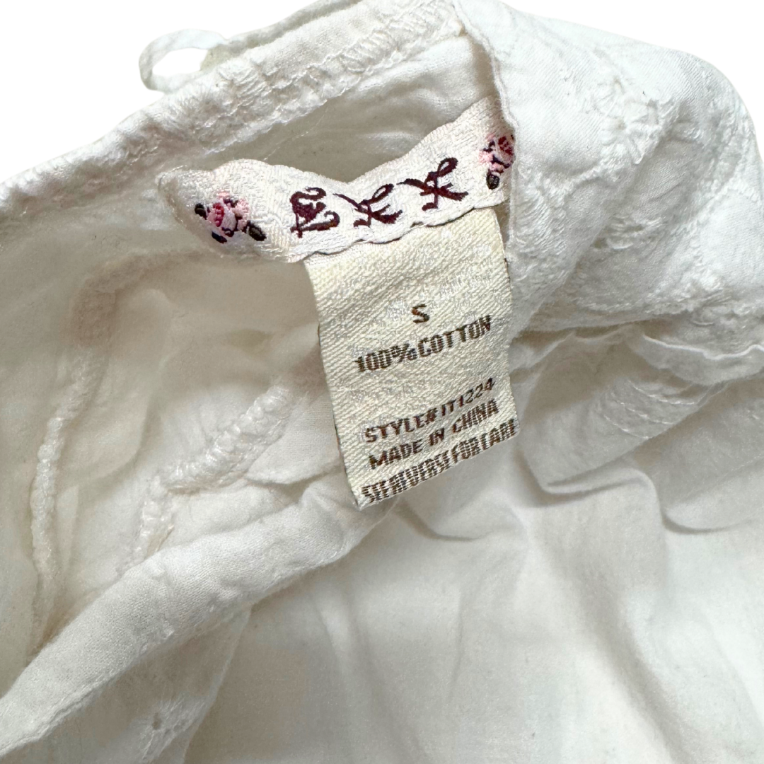 Forever 21 White Eyelet Cami