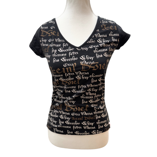 Hansell Black Graphic Tee