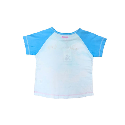 Angel Blue Kids Blue Raglan Baby Tee