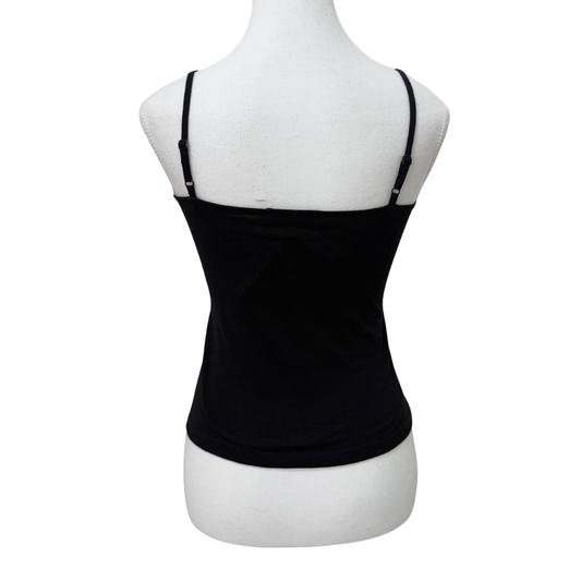 More & More Black White Floral Cami
