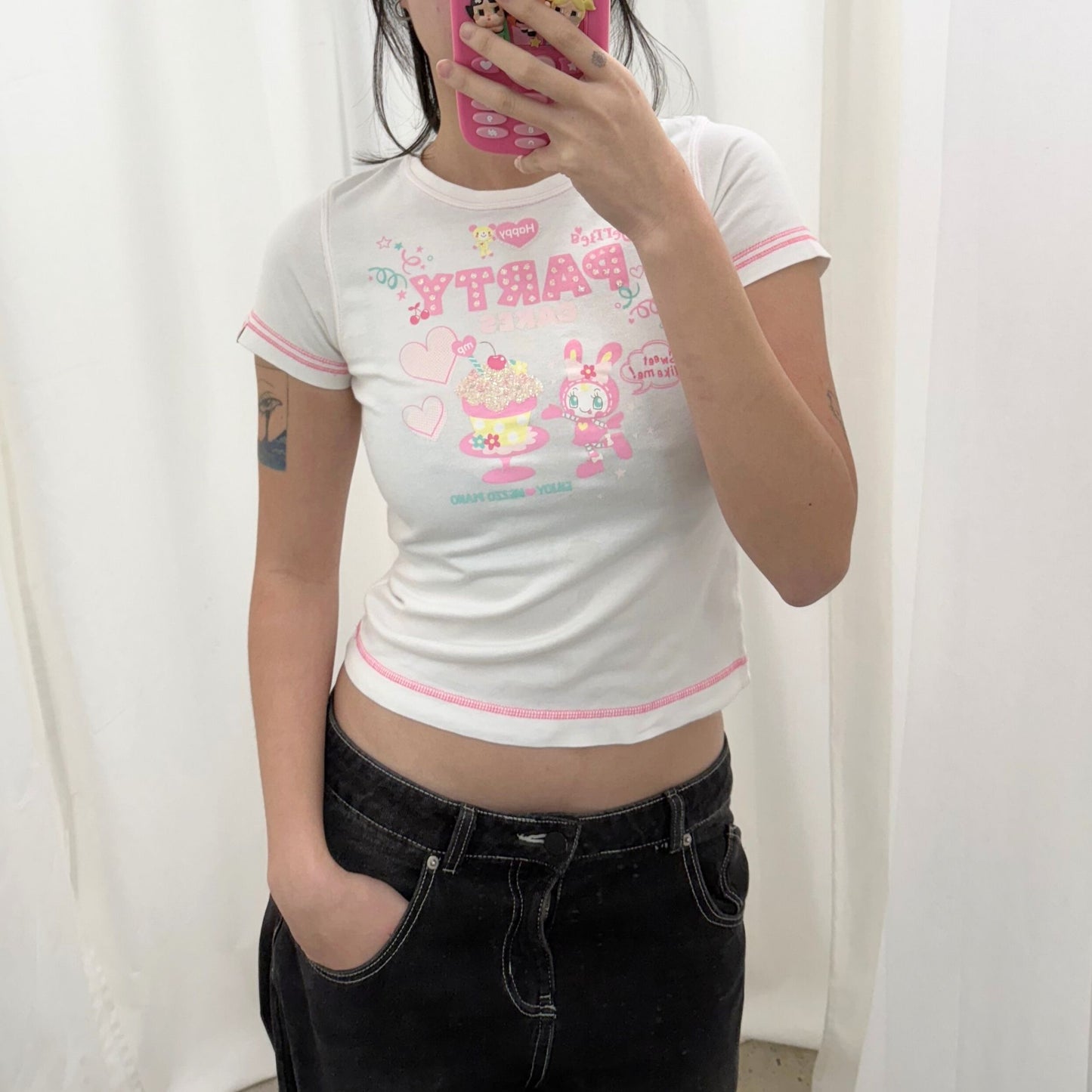 Mezzo Piano White Party Cakes Baby Tee