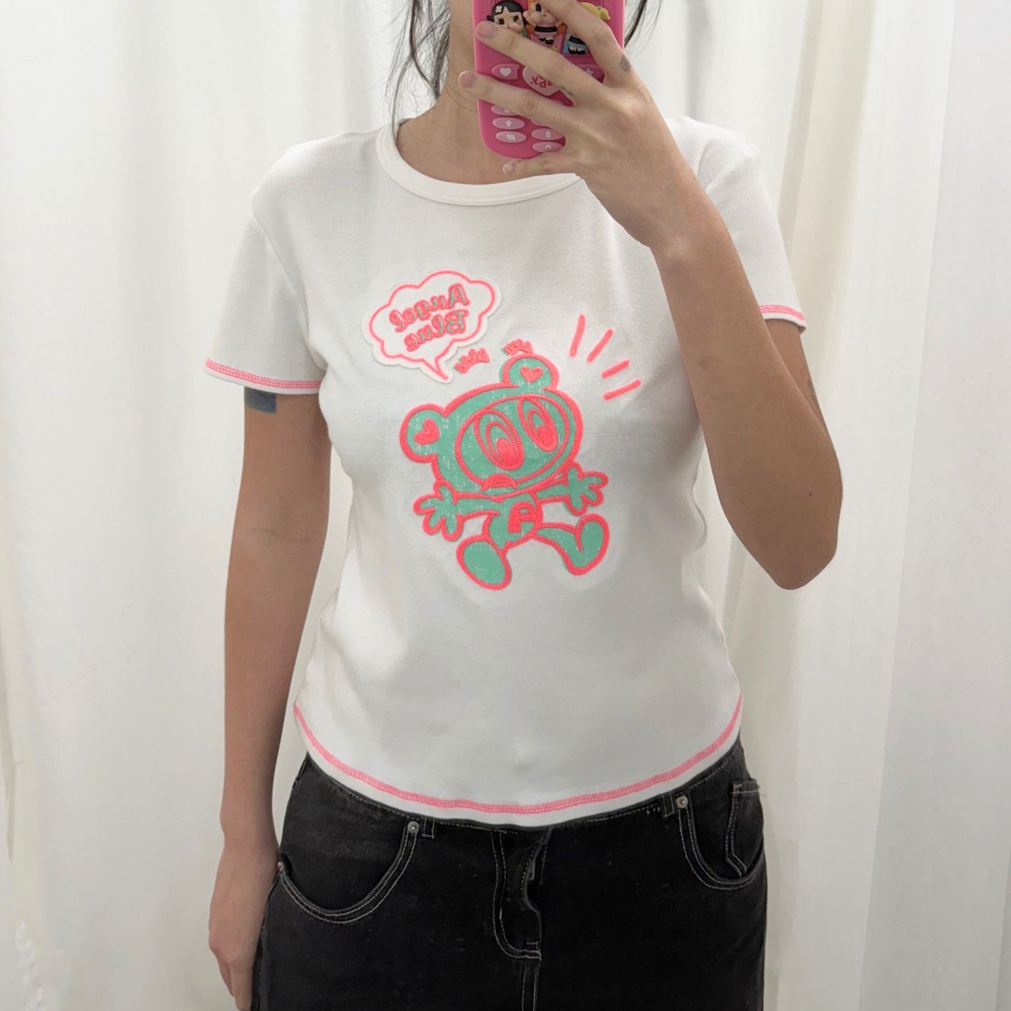 Angel Blue White T-Shirt