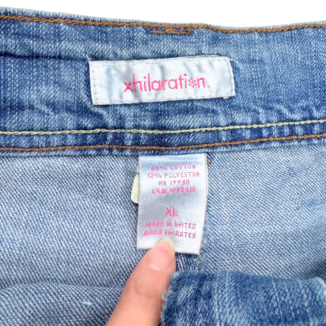 Xhilaration Denim Mini Skirt