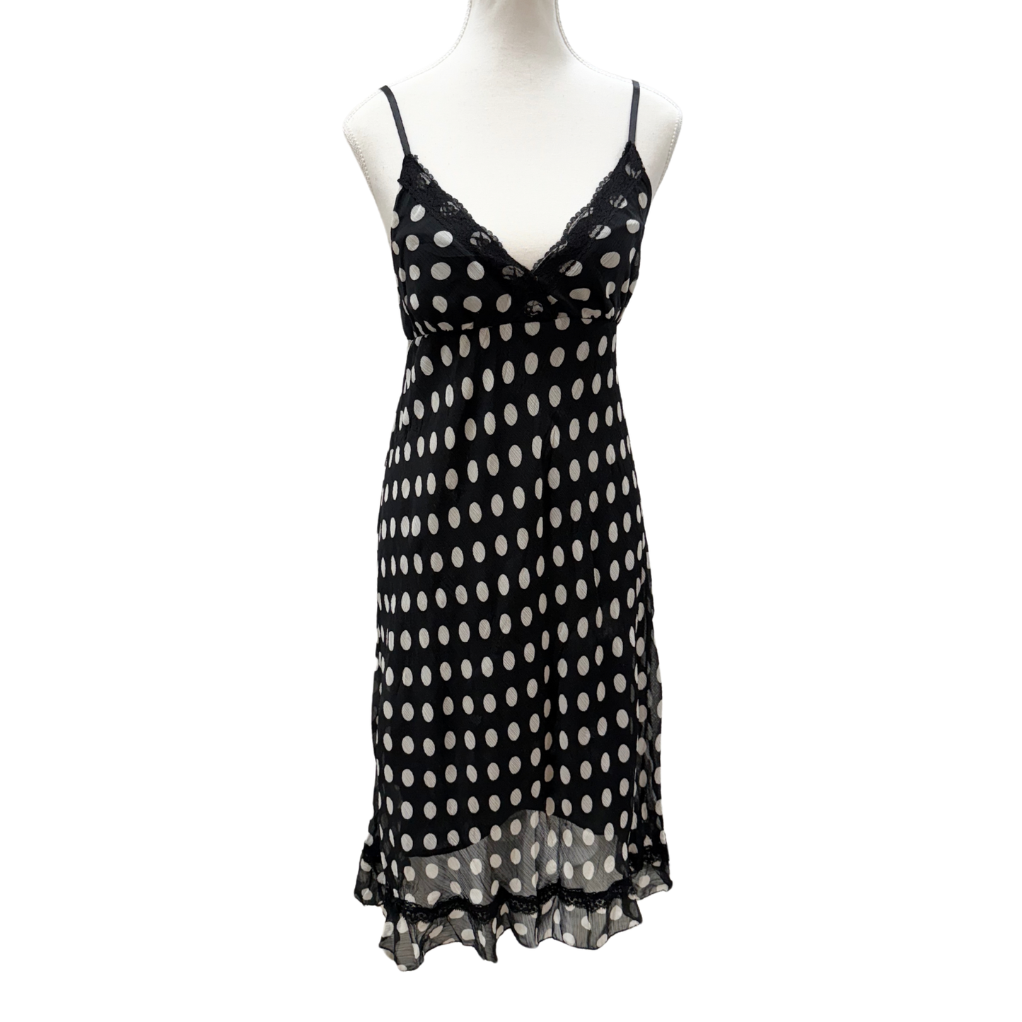 Monella Vagabonda Polka Dot Midi Dress